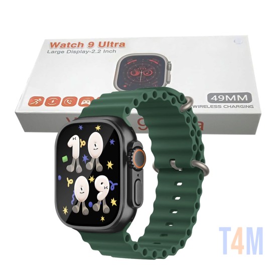 Smartwatch KD600 Ultra Series 9 2.2" (Versão para Chamada) Verde